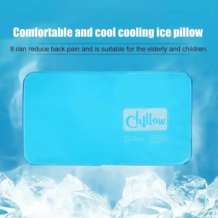 Oreiller de glace rafraîchissant d'été, tapis de lit frais pour se détendre les Muscles, aide au som