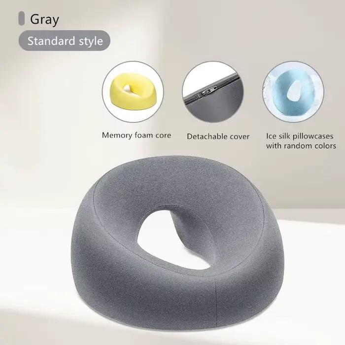 Oreiller ergonomique en mousse à mémoire de forme, respirant, repose-tête, Massage corporel, repose-