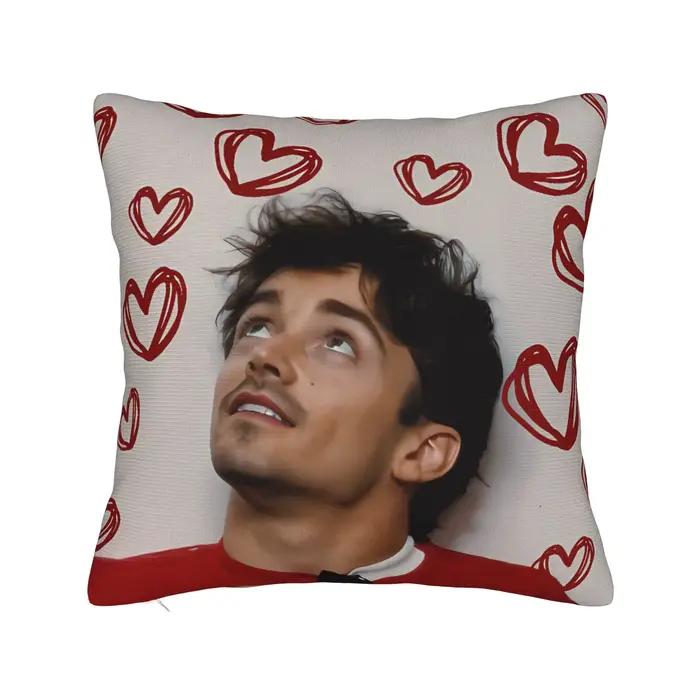 Charles Leclerc – housse de coussin douce, taie d'oreiller Vintage pour salon, lit, chaise