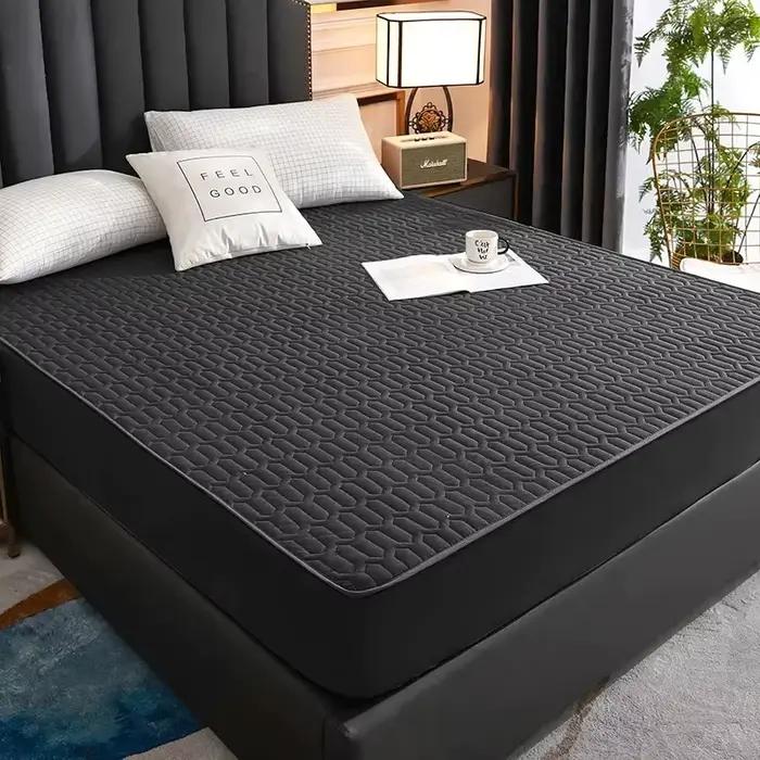 Housse de matelas imperméable et sûre, protection douce, confortable et respirante, literie imprimée