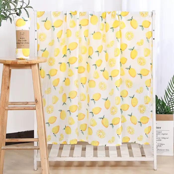Couverture bébé emmaillotage bambou coton enveloppé serviette conception mince Double couche serviet