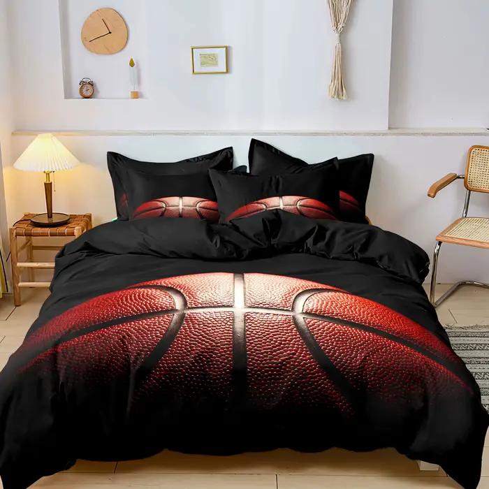 Ensemble de literie de basket-ball Anime, housse de couette imprimée en 3D, doux, simple, Double, Qu