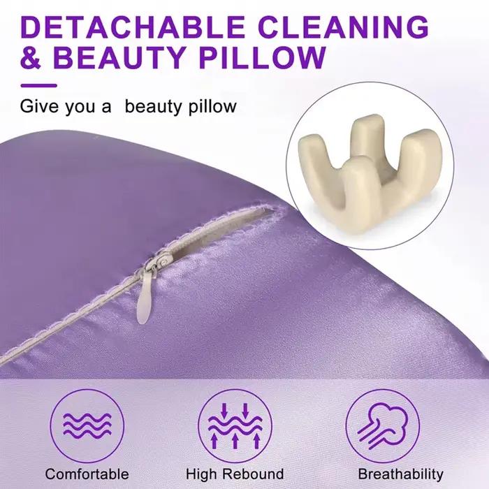 Oreiller de beauté Anti-rides AA20, oreiller de couchage pour le dos, mousse à mémoire de forme douc