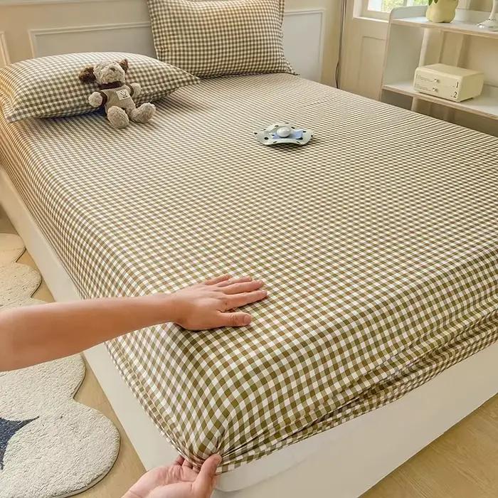 Nouveau drap-housse avec bandes élastiques, housse de matelas réglable antidérapante pour lit Double