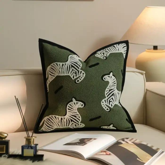 Housses de coussin avancées de style français, housses de coussin décoratives, canapé à la maison