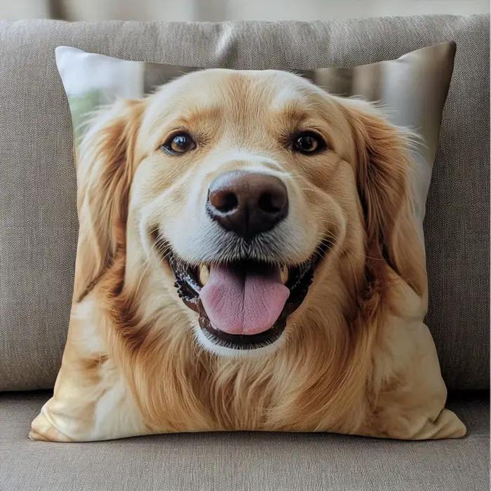 1 oreiller photo personnalisé avec motif double face, coussin en peluche douce avec noyau intérieur,