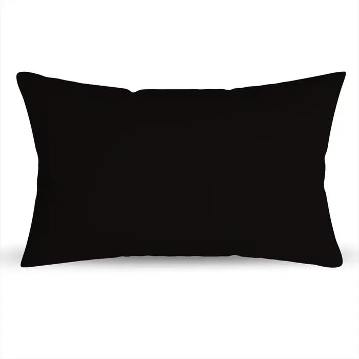 Taie d'Oreiller en Polyester Solide pour Décoration de Chambre à Coucher, Juste de Canapé pour la Ma