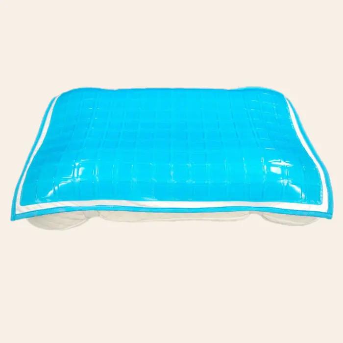Tapis de gel rafraîchissant pour oreiller, facile à nettoyer, portable, pliable, coussin de gel rafr