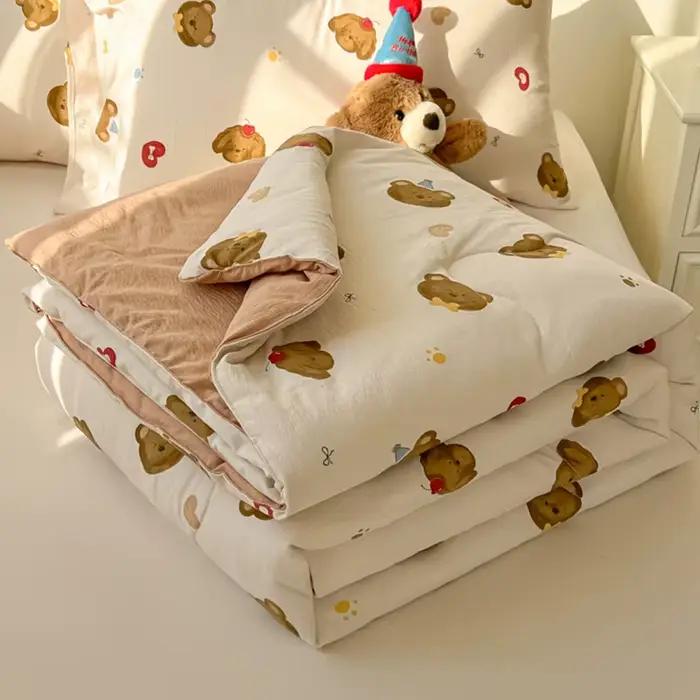 Couette d'été moelleuse de qualité supérieure, douce pour la peau, confortable, respirante et anti-h