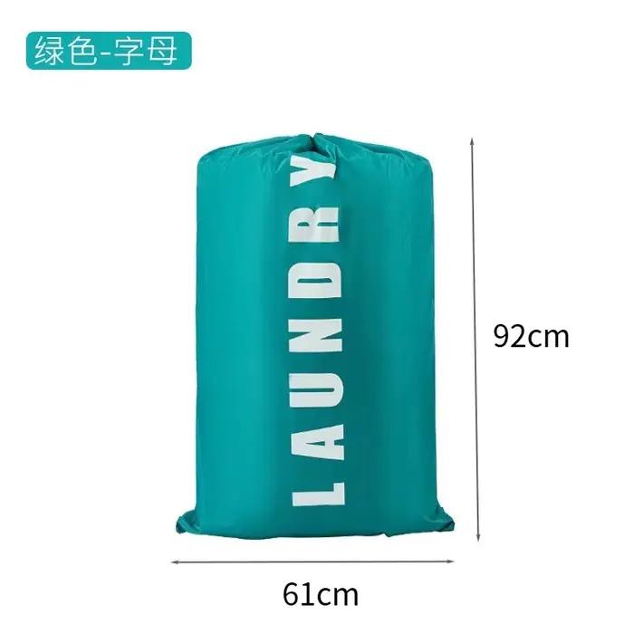 Sac à linge grande capacité, sac à linge avec cordon de serrage, adapté aux vêtements sales, au camp
