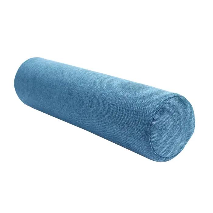 Coussin lombaire cylindrique confortable pour le dossier de canapé de bureau et le soutien des jambe
