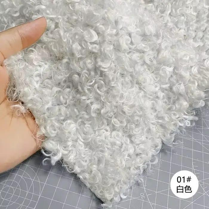 Sewbato Teddy Roll tissu laine rouleau oreiller tissu Imitation ours en peluche poupée cheveux écolo