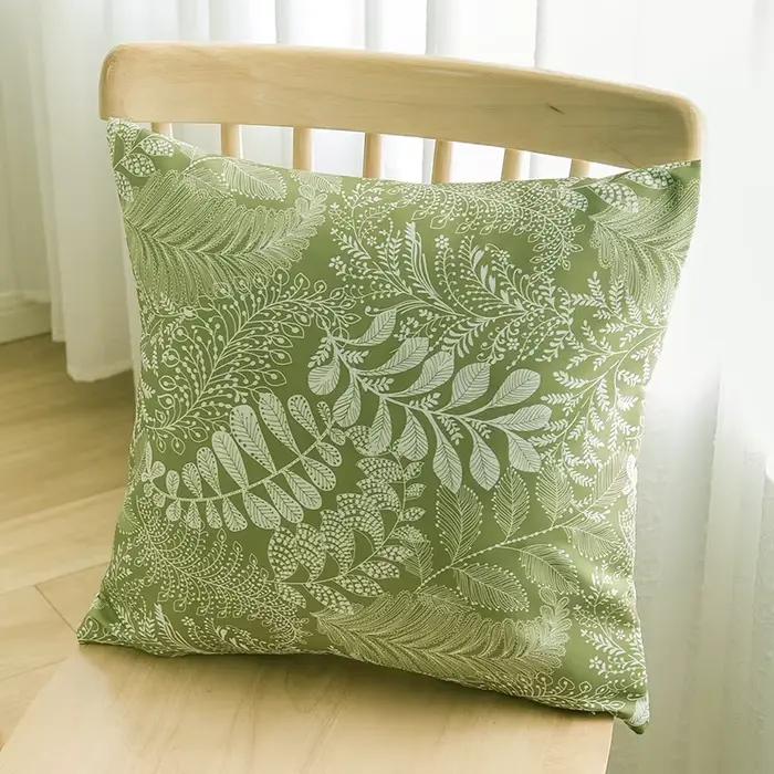 Taie d'oreiller en coton et lin, 1 pièce, housse de coussin douce et confortable, décoration de mais