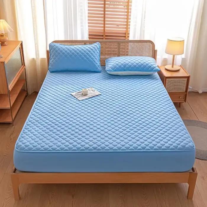 Drap-housse en coton imperméable, protection de matelas Anti-acariens, housse de matelas douce et re