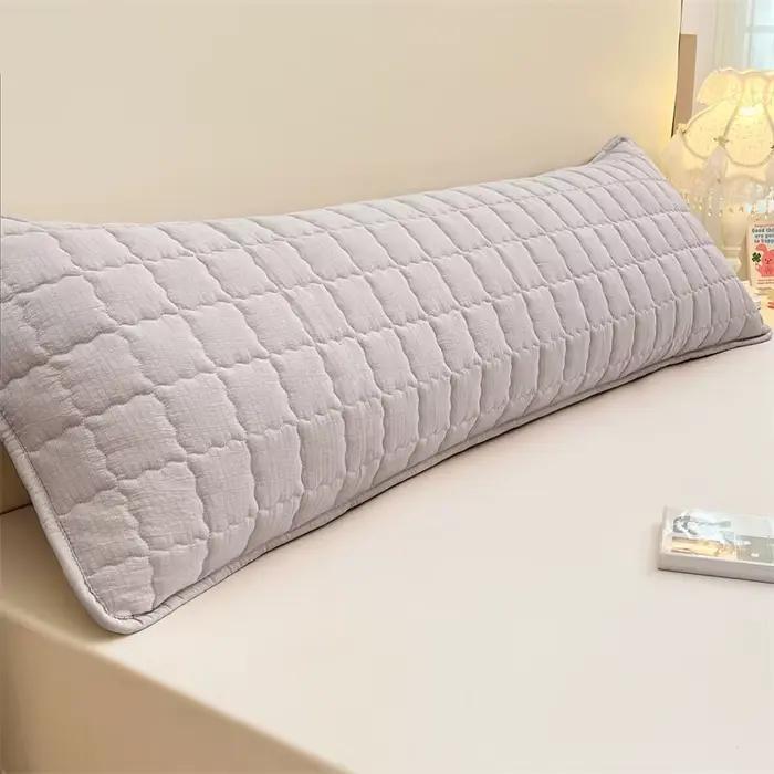 Taie d'oreiller longue de couleur unie, taie d'oreiller décorative, taie d'oreiller * 1 (sans noyau)