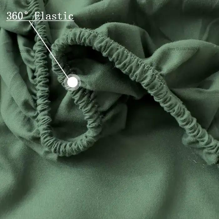 Drap-housse en coton 160x200 90x200cm, couleur unie, avec bande élastique, housse de matelas réglabl
