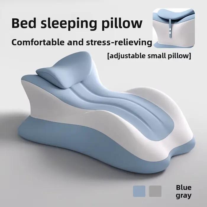 Coussin en mousse à mémoire de forme pour lit, anti-ronflement, soulagement du reflux acide, douleur