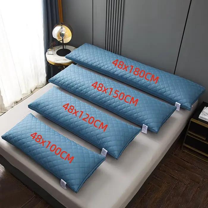 Coussin long bleu pour la maison, oreiller de couchage, 48x100/48x120/48x150/48x180cm, oreillers dou