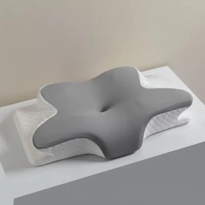 Nouvel Oreiller Cervical en Mousse Papillon Ergonomique – Coussin Orthopédique Confortable pour Soul