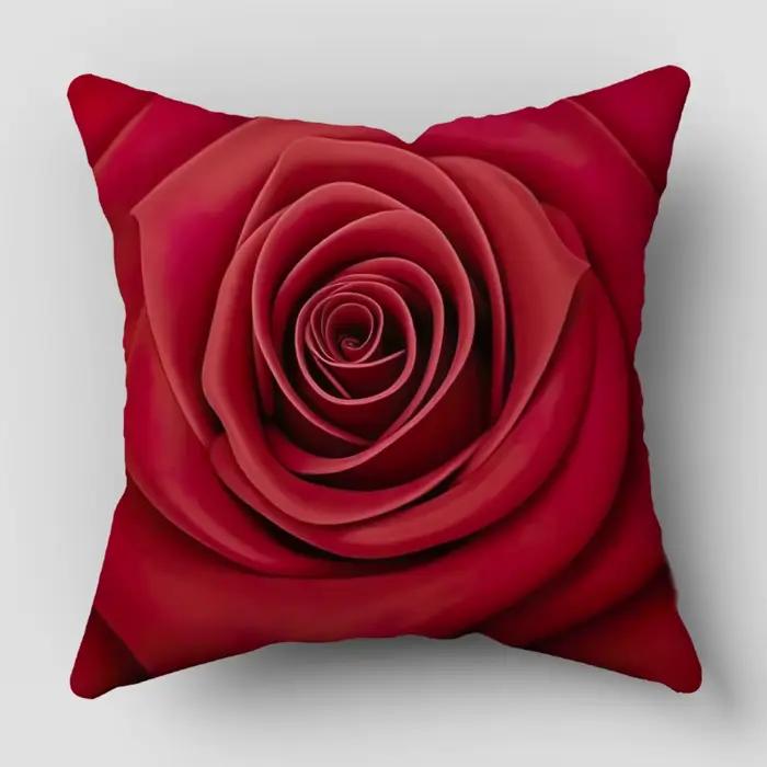 Housse de coussin en forme de cœur, taie d'oreiller pour la saint-valentin, chaise de bureau, canapé
