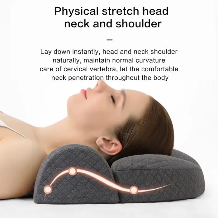 Oreiller cervical en mousse à mémoire de forme, oreiller de contour, oreillers de lit pour dormeur l