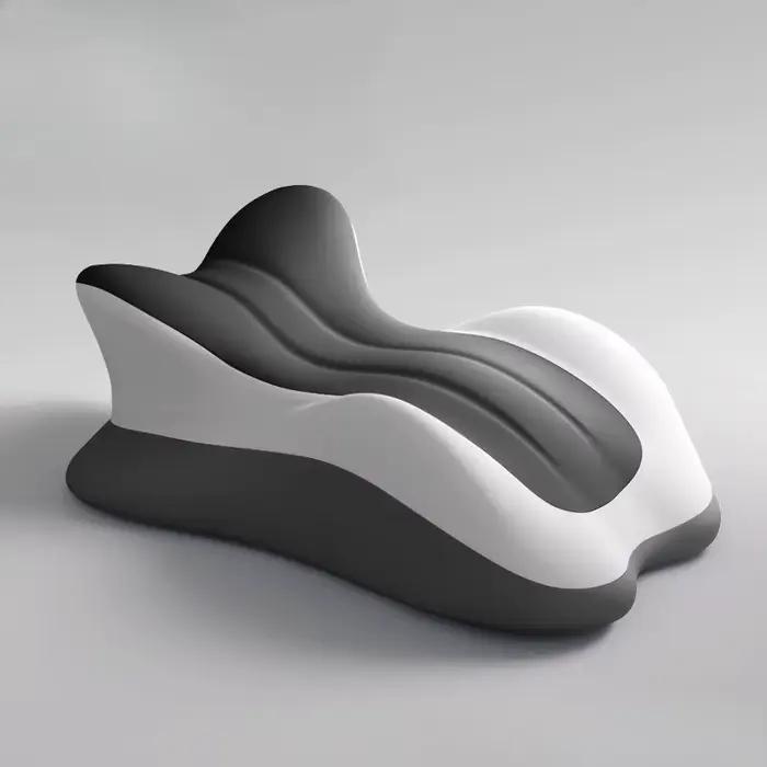 Coussin en forme de cale pour soulager les douleurs dorsales et le reflux acide – Coussin en mousse 