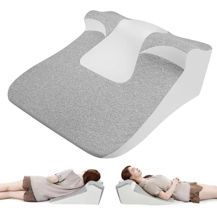 Oreillers de lit en forme de coin pour le reflux acide ou pour dormir en position couchée, oreiller 