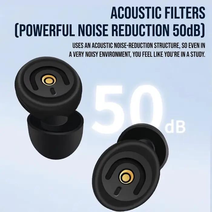 Bouchons d'oreilles anti-bruit 50 dB pour dormir