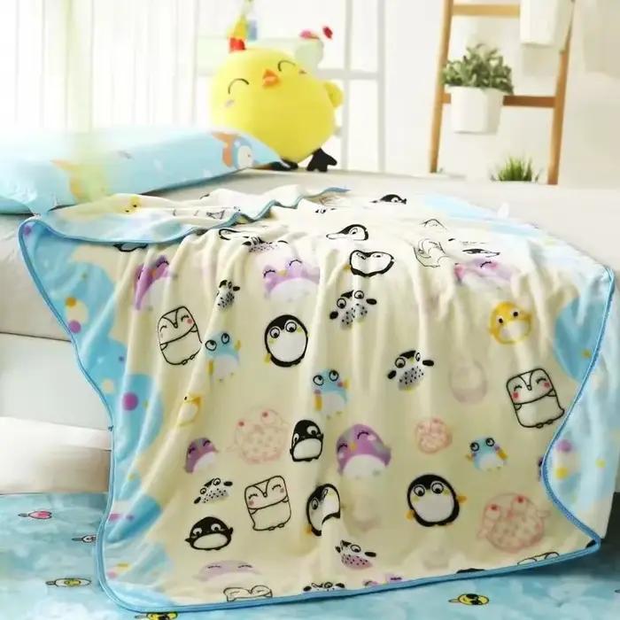 Printemps été nouveau-né couverture enfants pause déjeuner monocouche bébé