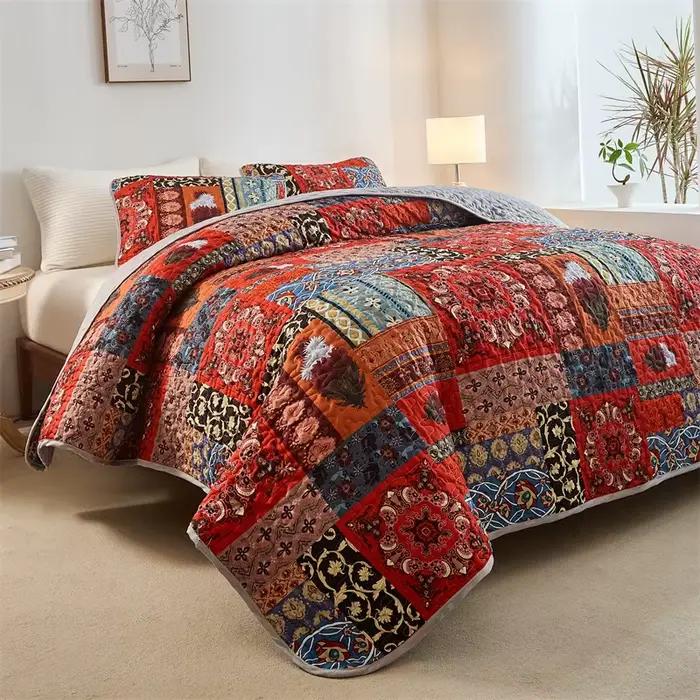 Ensemble de housse de lit matelassée US Queen