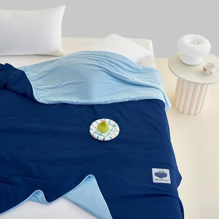 Couette d'été douce et respirante, légère et soyeuse, double face, rafraîchissante pour climatisation, pour lit Queen