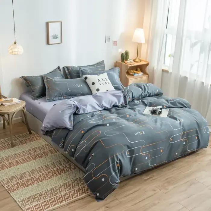 Housse de couette à imprimé dessin animé mignon