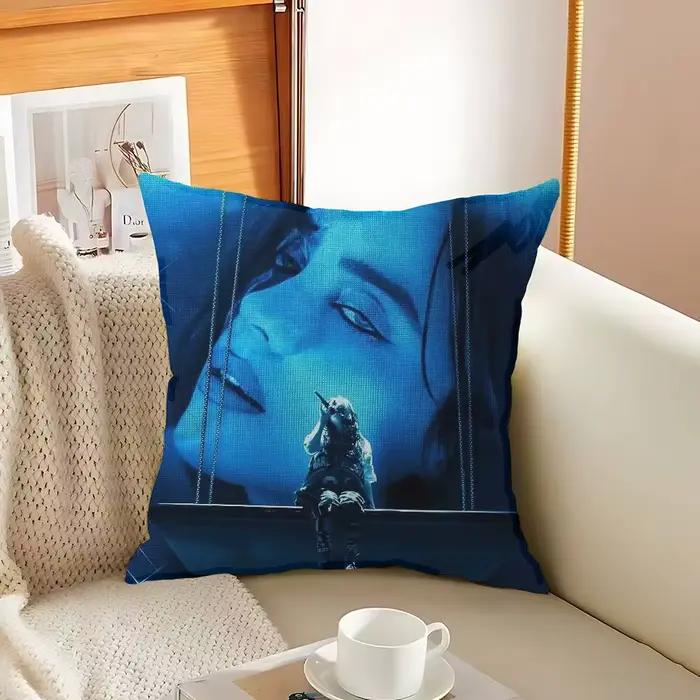 Housse de coussin décorative 45x45 cm pour canapé et lit