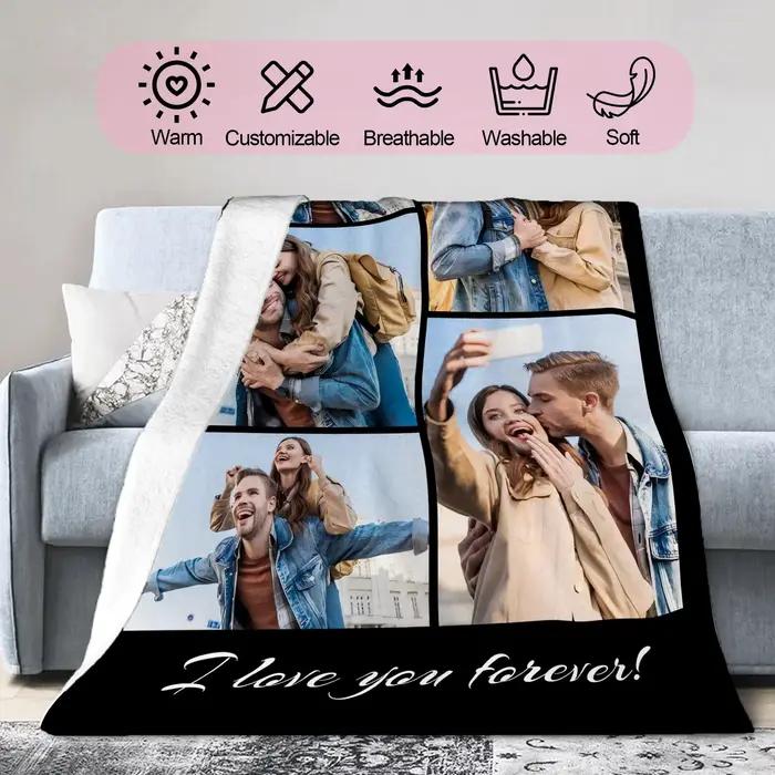 Couverture personnalisée avec votre photo de famille