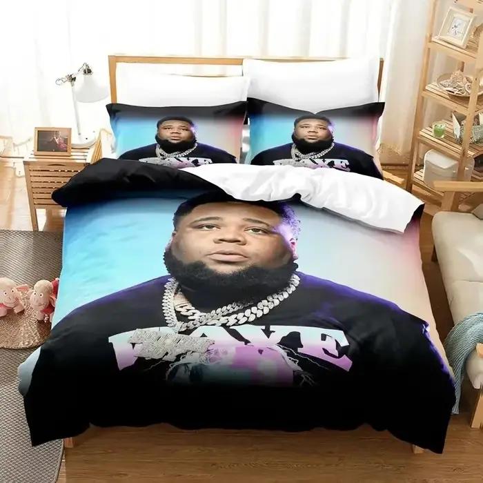 Parure de lit avec tige de rappeur ondulée imprimée en 3D