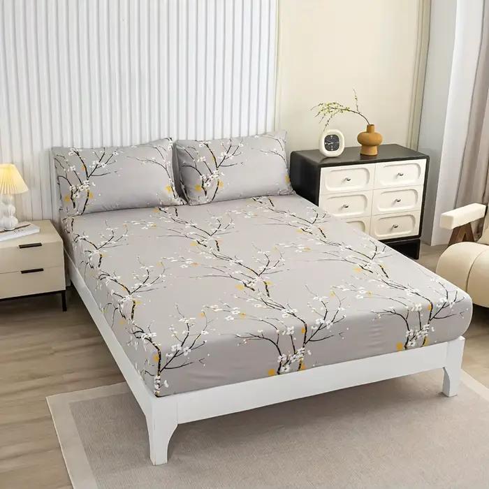 Ensemble de Drap-Juste à Motif Imprimé