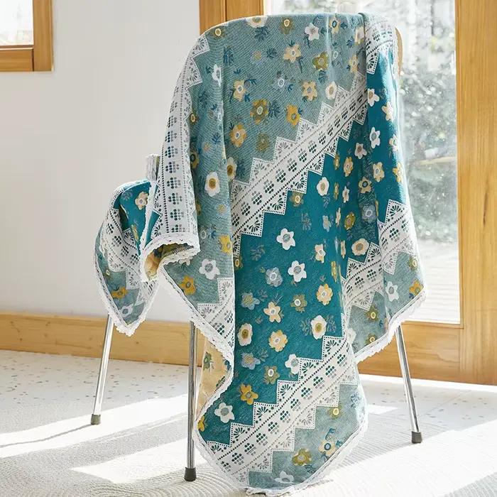 Grande serviette de bain en gaze de coton