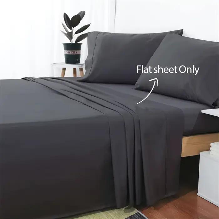 Drap de lit plat en coton égyptien