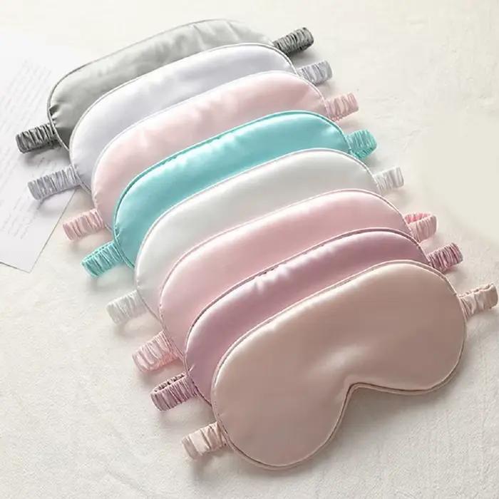Masque de sommeil en soie imitée
