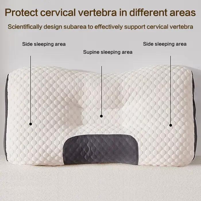 Oreiller cervical pour le sommeil et la protection du cou