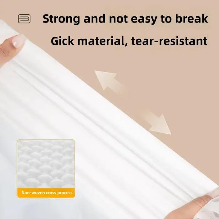 Drap-housse jetable non tissé avec élastiques pour lit simple, drap de lit jetable antidérapant, housse de lit jetable pour voyage
