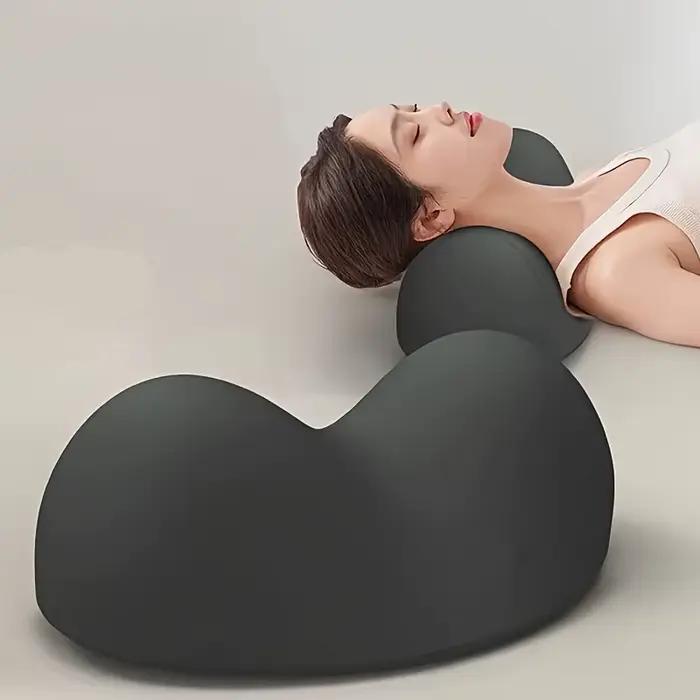 Oreiller cervical ergonomique pour le soutien du sommeil et l'alignement de la colonne vertébrale