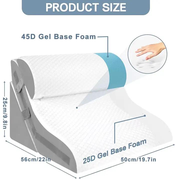 Coussin de lit compensé orthopédique 3 pièces pour post-chirurgie