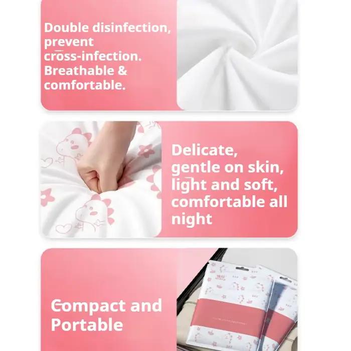 Lot de 1/3 comprend (1 taie d'oreiller + 1 drap de lit + 1 housse de couette)