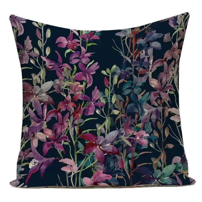Juste de coussin décorative en polyester pour canapé