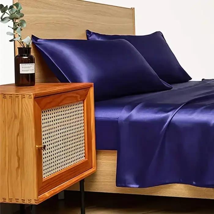 Parure de Lit en Tissu Satiné Haut de Gamme
