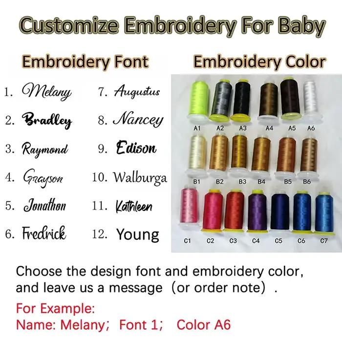Couverture pour bébé avec nom personnalisé