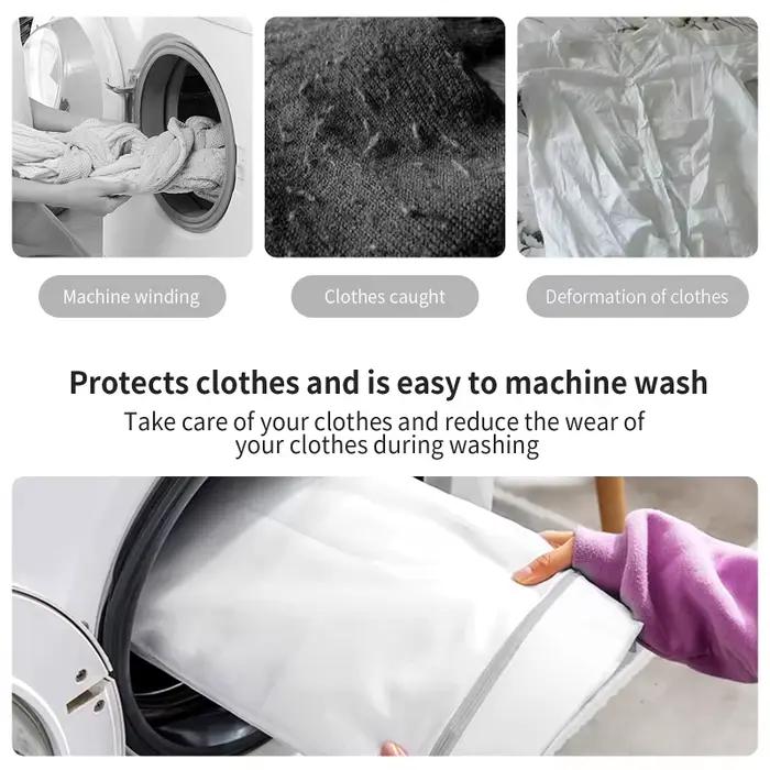 Sacs à linge en maille nid d'abeille blancs durables, 1 à 10 pièces, pour tissu en filet délicat, sac de lavage délicat Durable et réutilisable