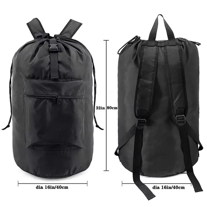 Sac à dos sac à linge avec poche panier