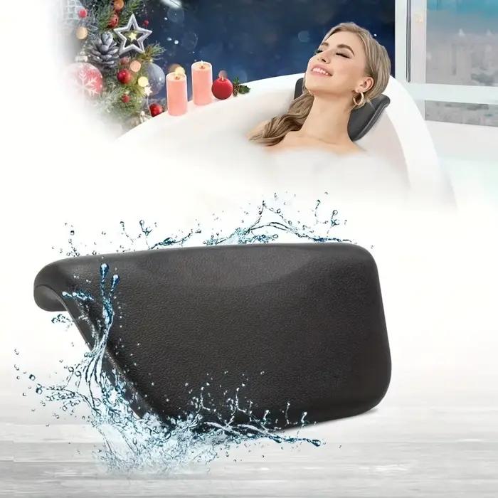 Coussin de baignoire de luxe antidérapant et doux pour le cou